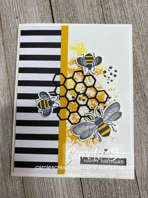 Honey Bee: “BEE”utiful Birthday Card
