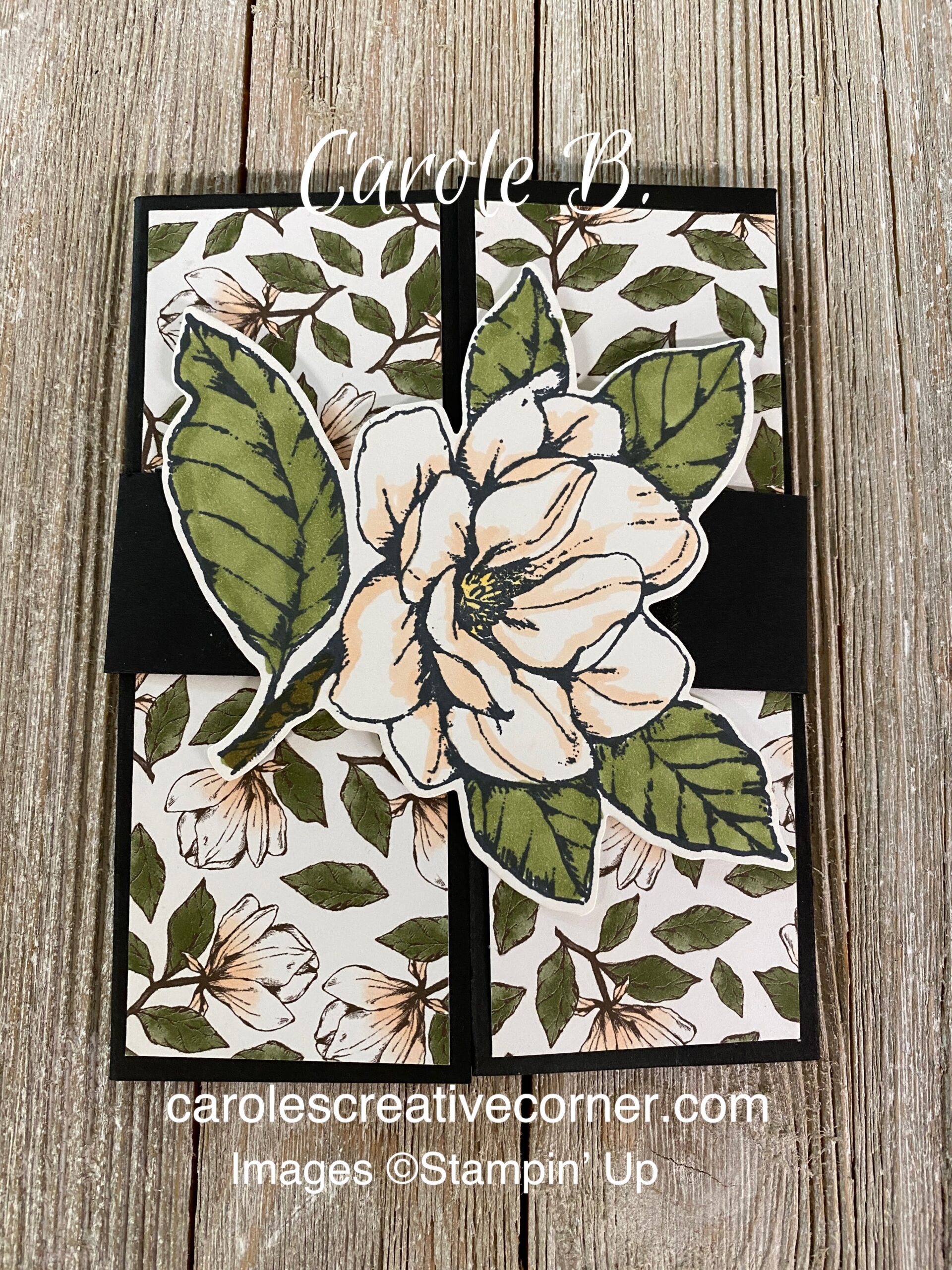 Stampin Up Good Morning Magnolia – Shutter Card