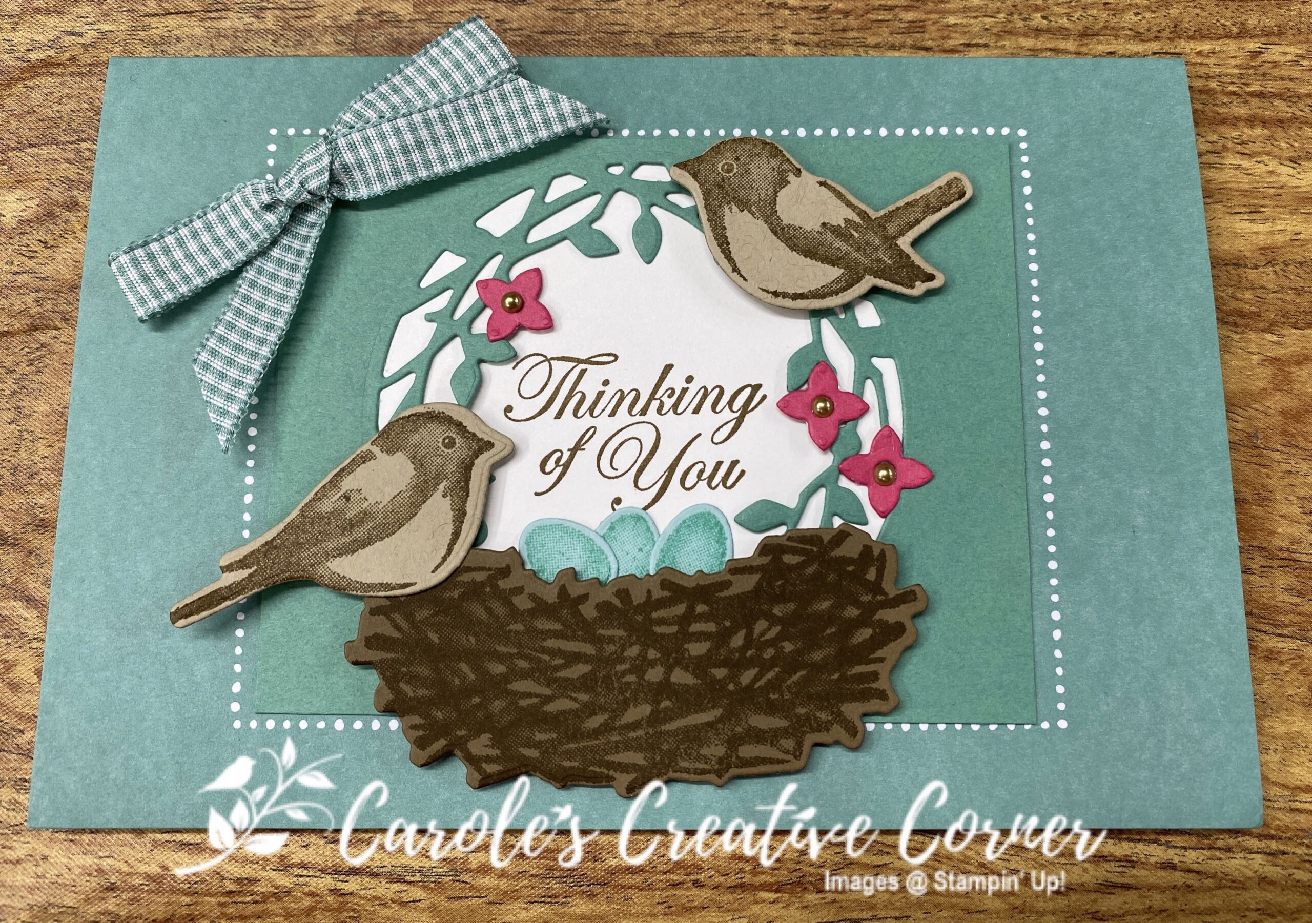 Birds and Branches Thinking of You Card