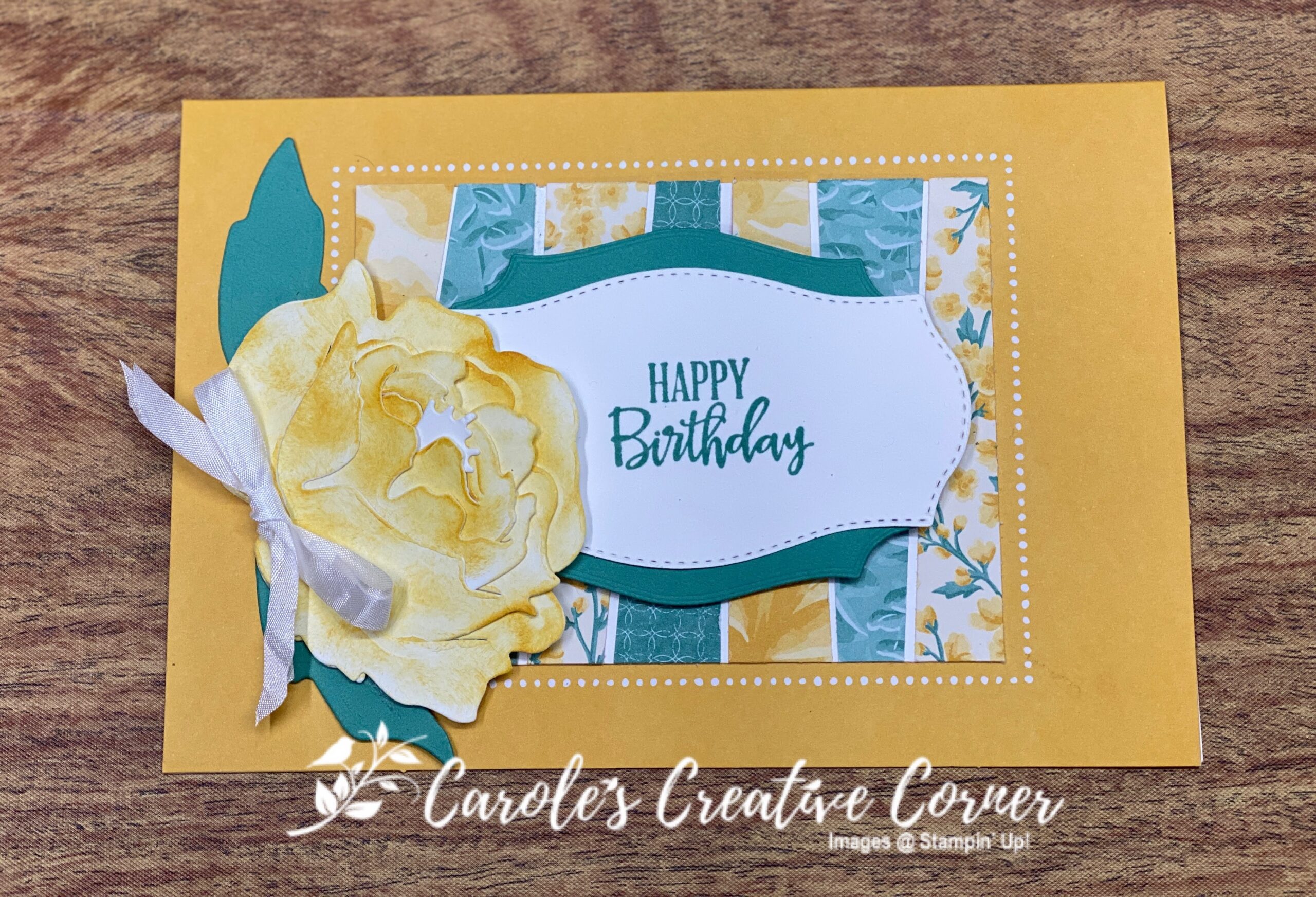 Prized Peony 3D Flower Birthday Card